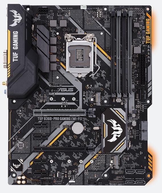 ASUS TUF B360-PRO GAMING WIFI LGA1151 (300 Series) DDR4 HDMI VGA M.2 ATX WIFI Motherboard 10,512円