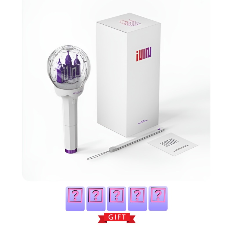 【公式】(G)I-DLE OFFICIAL LIGHT STICK Ver.2 (女)アイドル 公式 ペンライト 応援棒 正規品 + 当店限定フォトカード5枚付