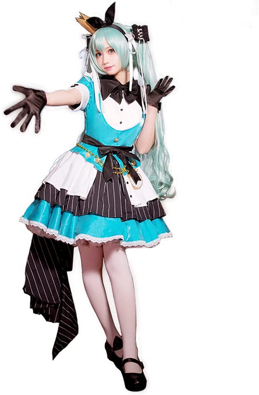 初音ミク ボーカロイド コスプレ コスチューム ワンピース ミク アリス