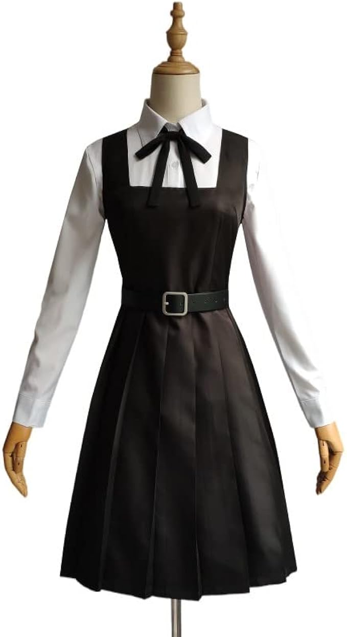 チェンソーマン 三鷹アサ コスプレ衣装 ウィッグ付き お盆 プレゼント 祭り 変装学園祭演劇衣装