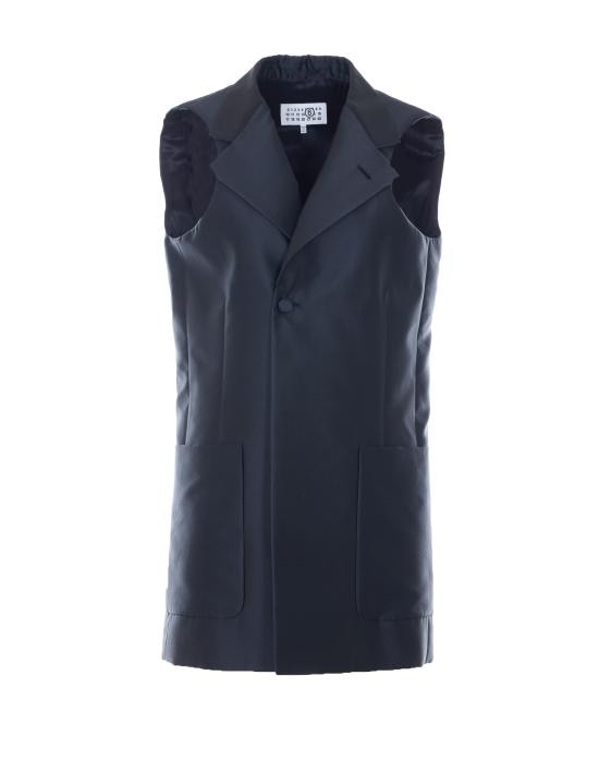 MM6 MAISON MARGIELA Women Vests S62FB0087 M35881900 Black