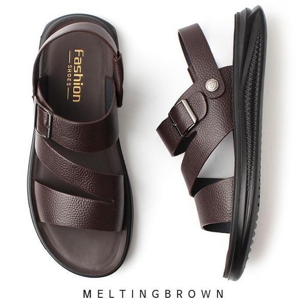 メンズレザーサンダル カジュアルサンダル シークレットサンダル メンズサンダル AL22