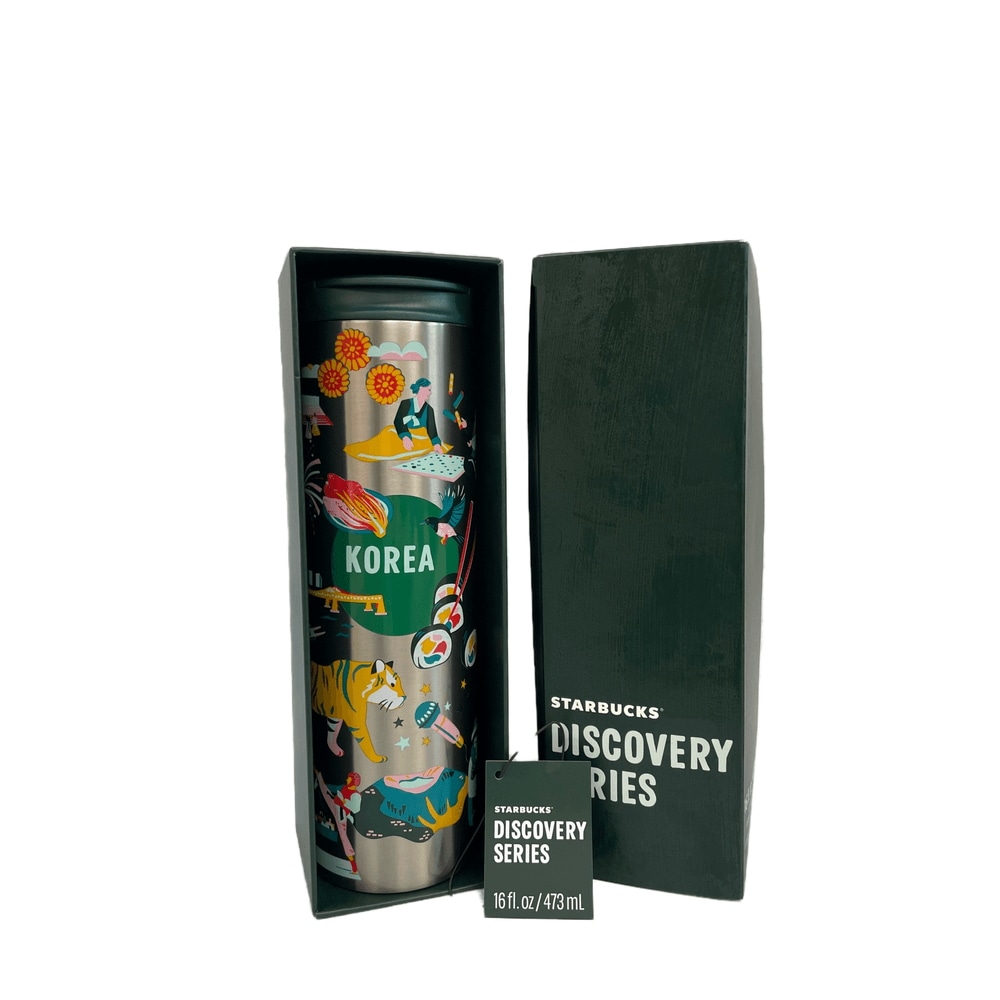 スターバックス SS ディスカバリー コリア タンブラー 473ml レーザー刻印 答礼品 外国人プレゼント