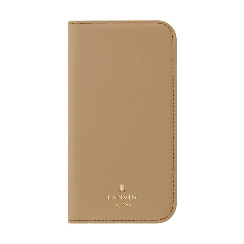 ランバン　Folio Case Stand & Ring Ribbon 2-Tone for iPhone 13 mini LANVIN en Bleu　LBR2RRTFLIP2154