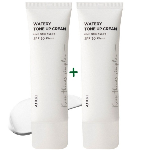 【最安値挑戦中】[1+1]アヌアウォーターリートーンアップクリームSPF30 PA++ 50ml