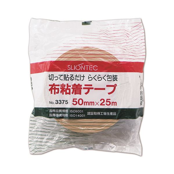 (まとめ) スリオンテック 布テープ No.337500 50mm×25m No.337500-50x25DB 1巻 (×30セット)