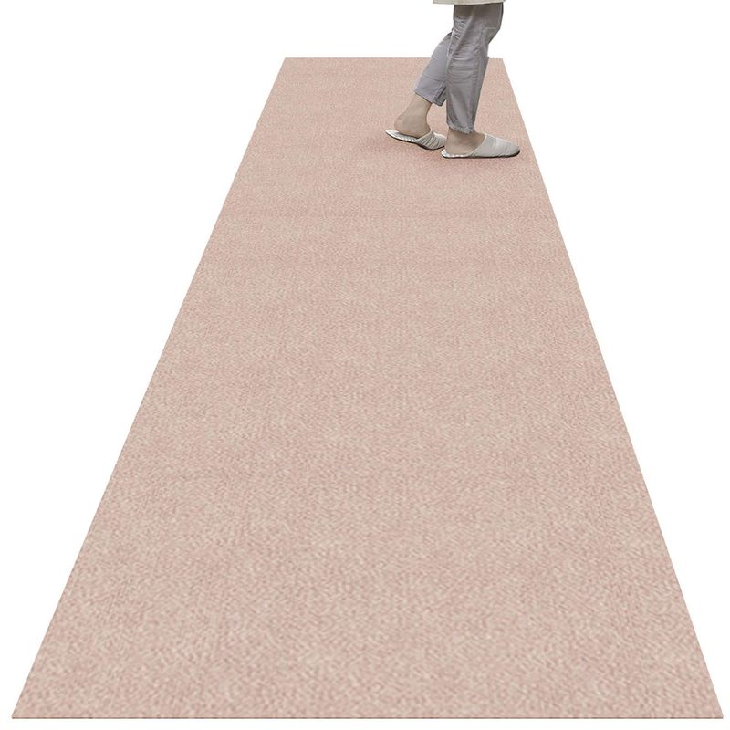 サンコー キッチンマット はっ水 洗える ロングマット 台所 廊下 日本製 おくだけ吸着 カーペットタイプ 90×270cm ベージュ KL