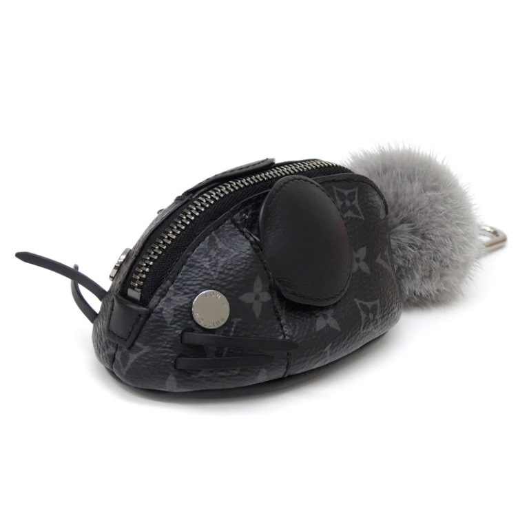ルイヴィトン LOUISVUITTON ポーチLV チンチラ コインケース キーケース ポーチ M00962 エクリプス 【中古】(65102)