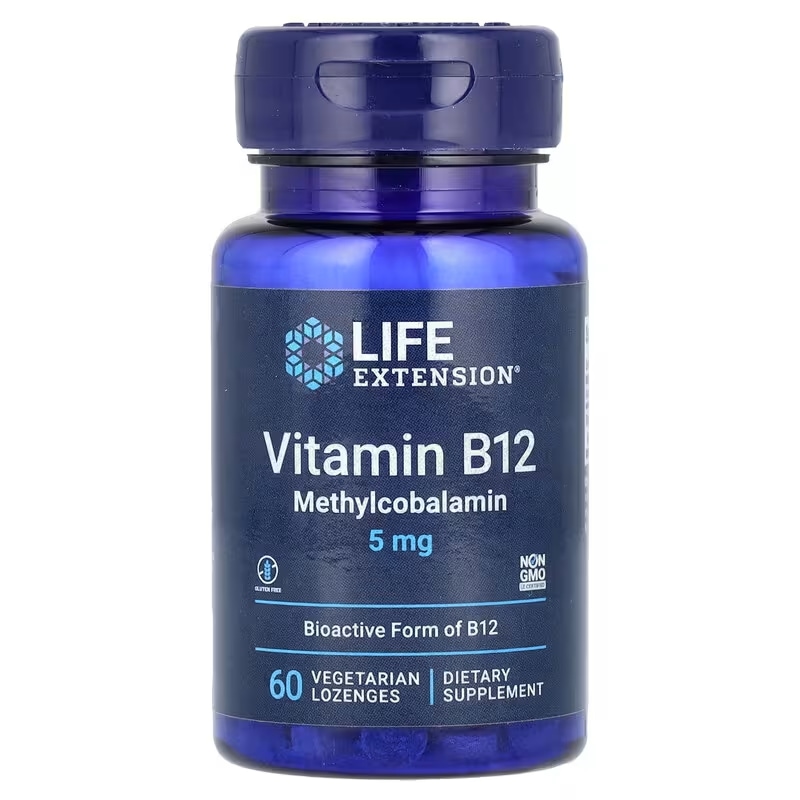 ビタミンB12メチルコバラミン 5mg 植物性 60粒