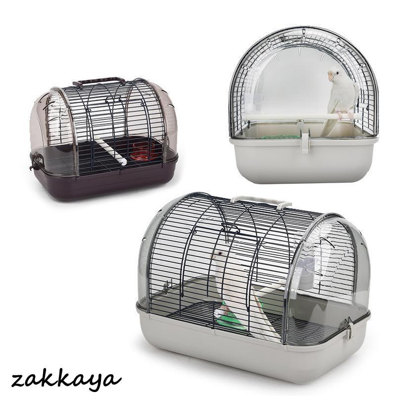 メガ割小鳥かご 手乗り　プラットホーム付 小型鳥用 鳥籠 ゲージ フルセット カナリア セキセイインコ 小型鳥用573