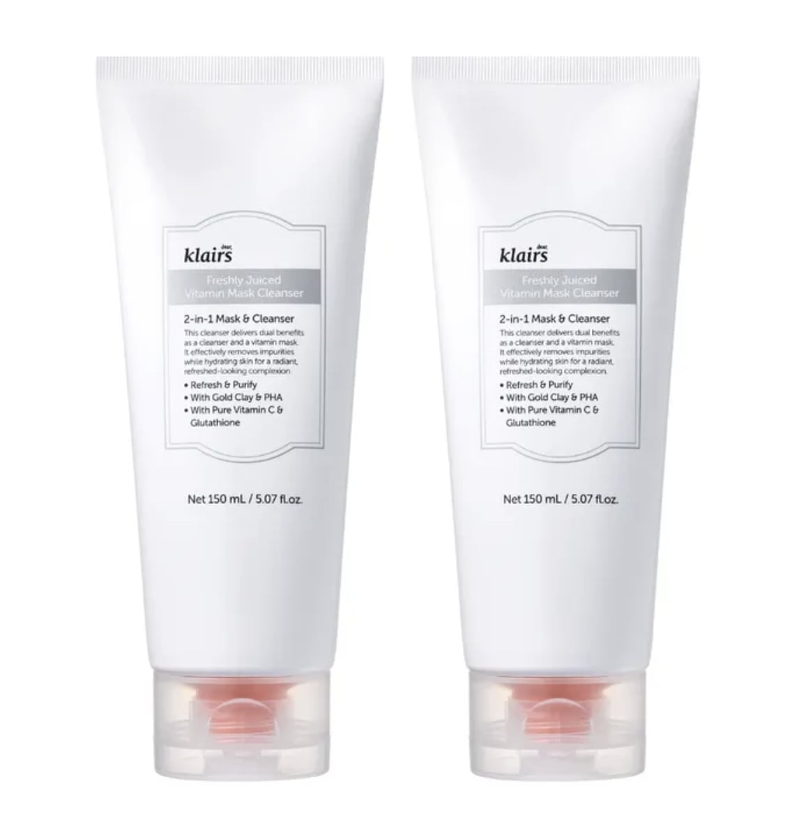 フレッシュラー ジュースド ビタミン パック マスク クレンザー 150ml+150ml