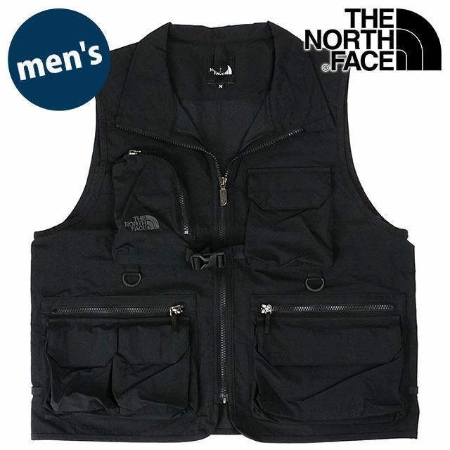 フィールドユーティリティベスト [NP22531-K] Field Utility Vest メンズ TNF アウトドア ライトアウター ナイロンベスト ブラック