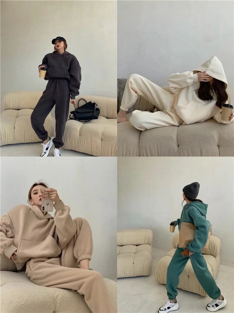 成人の日セットアップ 韓国クロップドトップ スウェットパンツ レディース スポーツウェア シンプル ゆったり