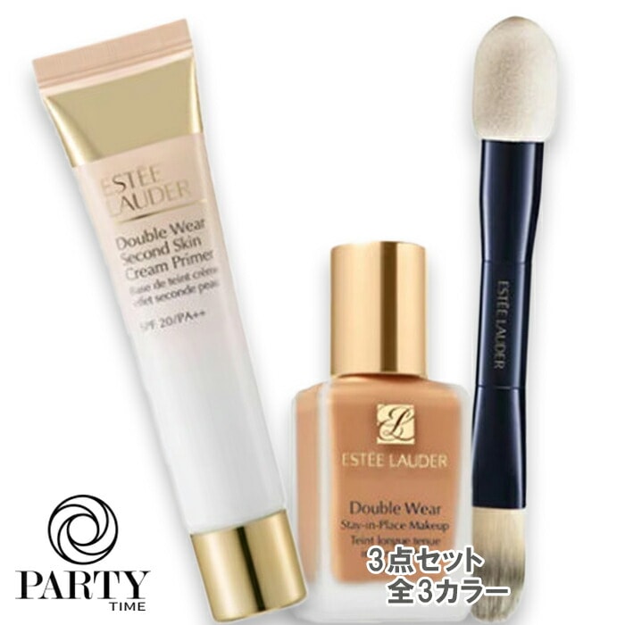 ESTEE LAUDER ダブル ウェア ファンデーション セット（ダブル ウェア ステイ イン プレース メークアップ&ダブル ウェア セカンド スキン クリーム プライマー）（限定品） 2025年