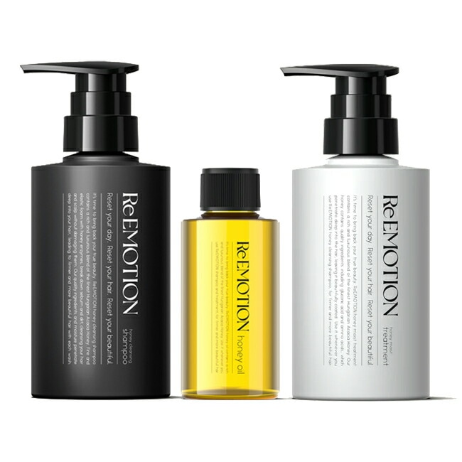 【公式】 シャンプー 300mL トリートメント 300g ハニーオイル 100mL セット