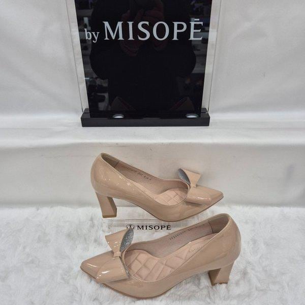 By 女性 リボン飾りパンプス 112HT431DF007 BEIGE 2 JJ