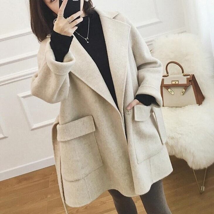 レディース 上着 コート アウター 美シルエット チェスターコート 韓国 インスタ映え 高見え