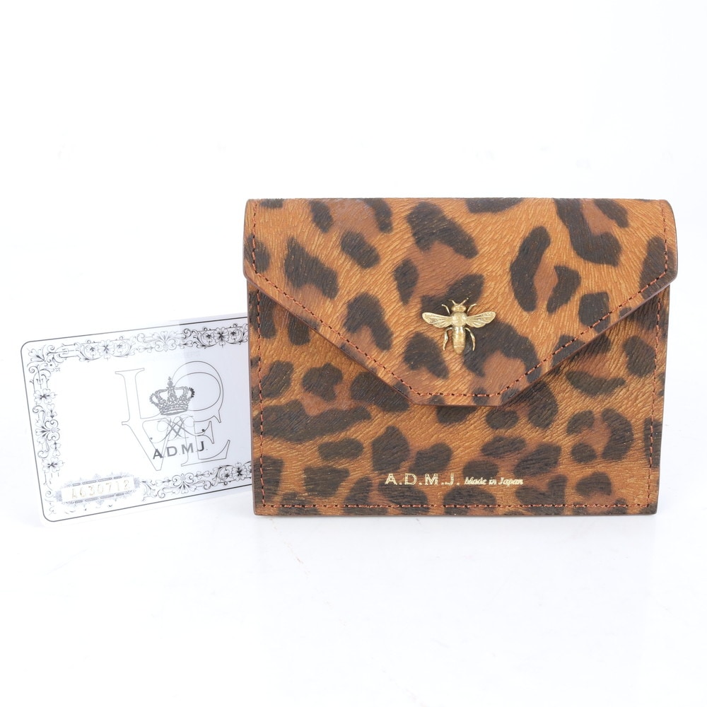 美品 ギャランティカード付 A.D.M.J. アクセソワ ドゥ マドモアゼル カードケース レディース RRE CJ2-8 中古 8,856円