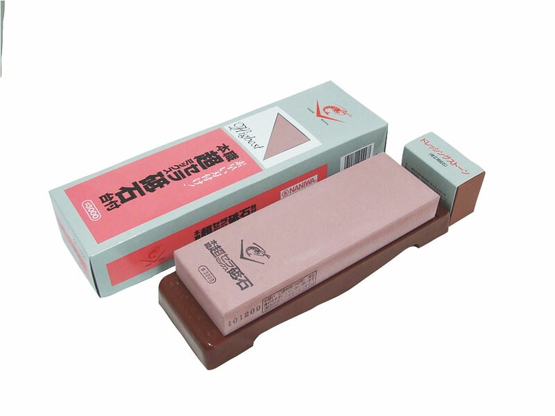 ナニワ 超セラミック砥石台付 #3000 仕上 ピンク