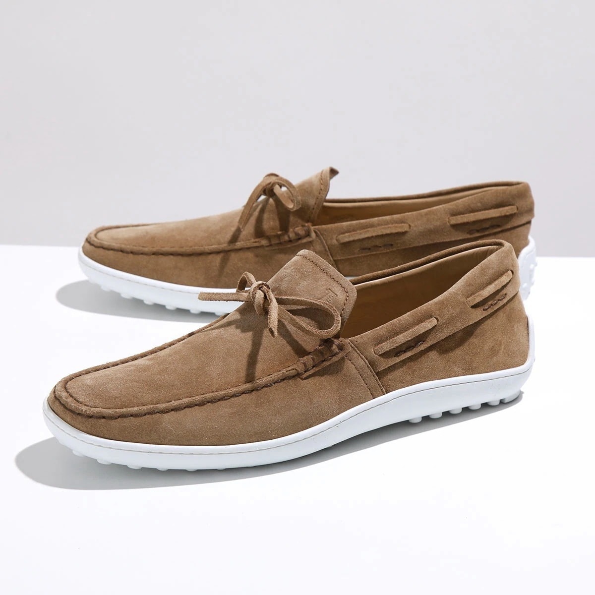 【訳あり-7のみ】TODS トッズ ドライビングシューズ XXM15C0CN50RE0 メンズ スウェード レザー ローファー モカシン 靴 S600/RE0-MARRONE