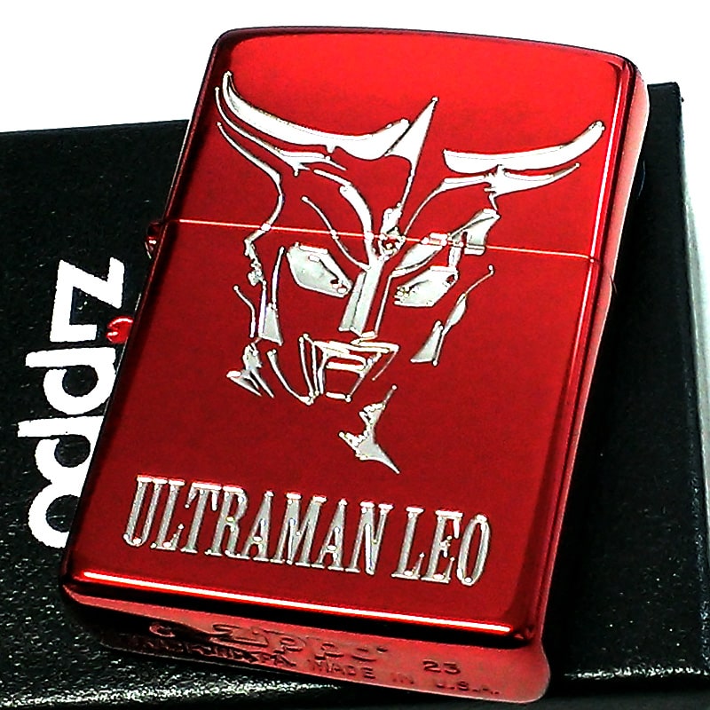 ZIPPO ウルトラマンレオ ジッポ ライター ウルトラマンシリーズ レジェンド 円谷プロ キャラクター レッド red エッチング イオンコートレッド 凹マスクNi 両面加工 赤 かっこいい