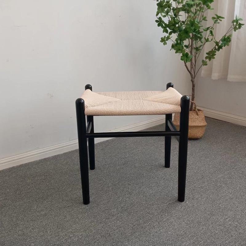 ハンス・J・ウェグナー ペーパーコード スツール 北欧 ダイニングチェア リビング 天然木 おしゃれ オットマン インテリア