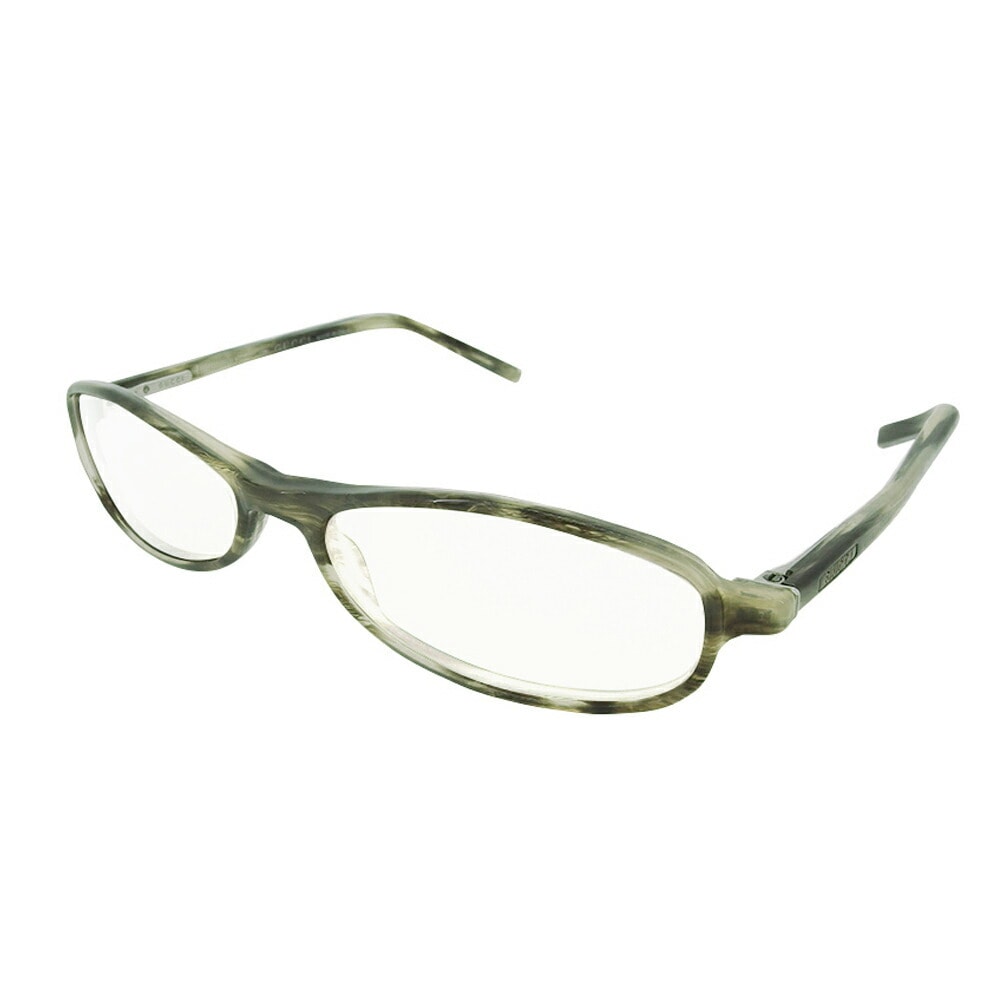 サングラス スリム型 サイドロゴ入り グレー 灰色 ブラウン シルバー レディース 中古