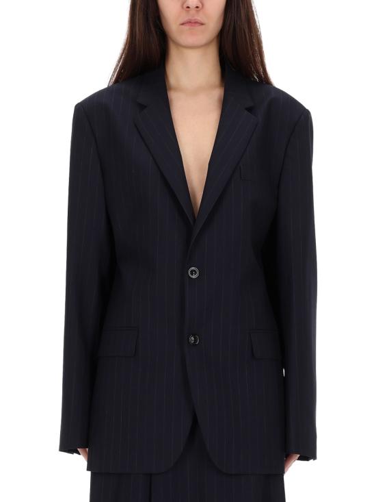 MAISON MARGIELA Women Jackets S29BN0414 M35581524F BLUE