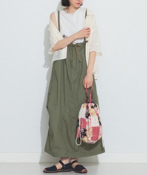 オーバーパンツ アレンジ ワンピース