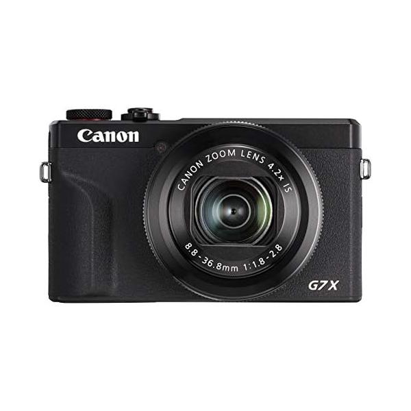 【中古】Canon コンパクトデジタルカメラ PowerShot G7 X Mark III ブラック 1.0型センサー/F1.8レンズ/光学4.2倍ズーム PSG7XMARKIIIBK