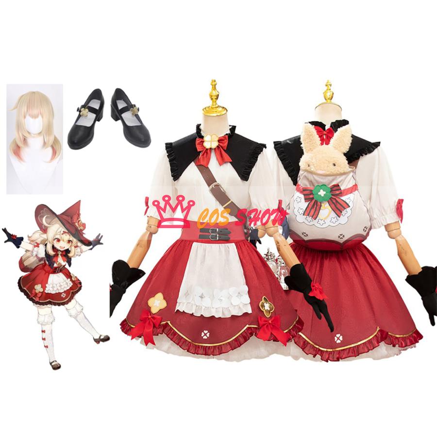 人気商品N0.1 原神 Genshin クレー 星燭に揺れる爛花 コスプレ衣装 子供用 大人用 cosplay 仮装 バッグ 帽子付き イベント クリスマス ハロウィン ステージ 文化祭 学園祭