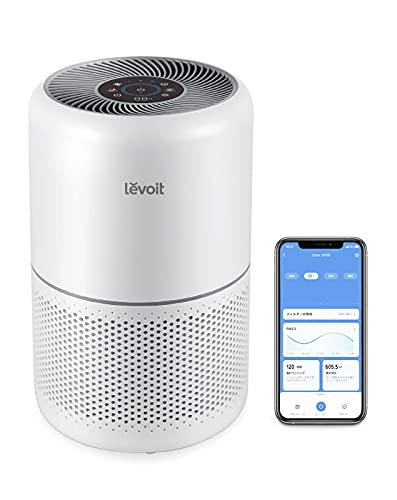 Levoit (レボイト) 空気清浄機 進級モデル 花粉モード 自動運転 20畳 小型 卓上 静音 強力 カビ取り 除臭 Core 300S ホワイト