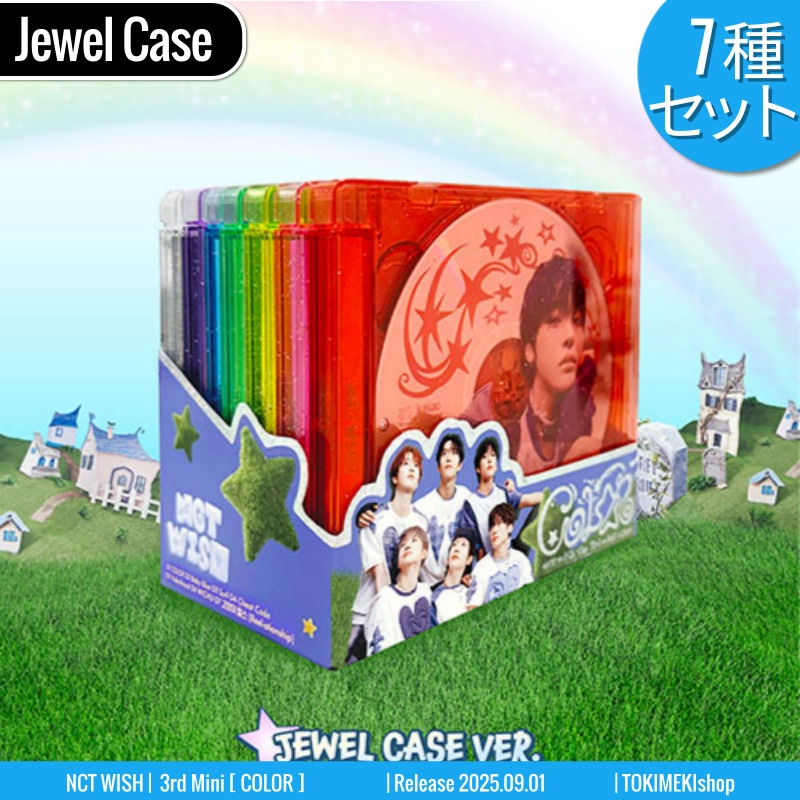 JEWEL CASE Ver. [7種SET] NCT WISH アルバム 3rd Mini [ COLOR ] エヌシーティーウィッシュ /初動チャート反映 +Shop Gift 9,232円