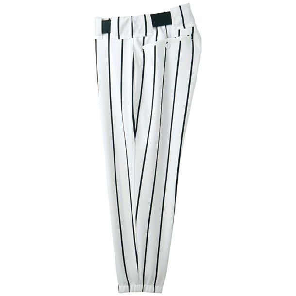 パンツ(ベルトループ型) (09ホワイトブラックストライプ) 野球 ウェア ユニフォームパンツ (52PW27709)