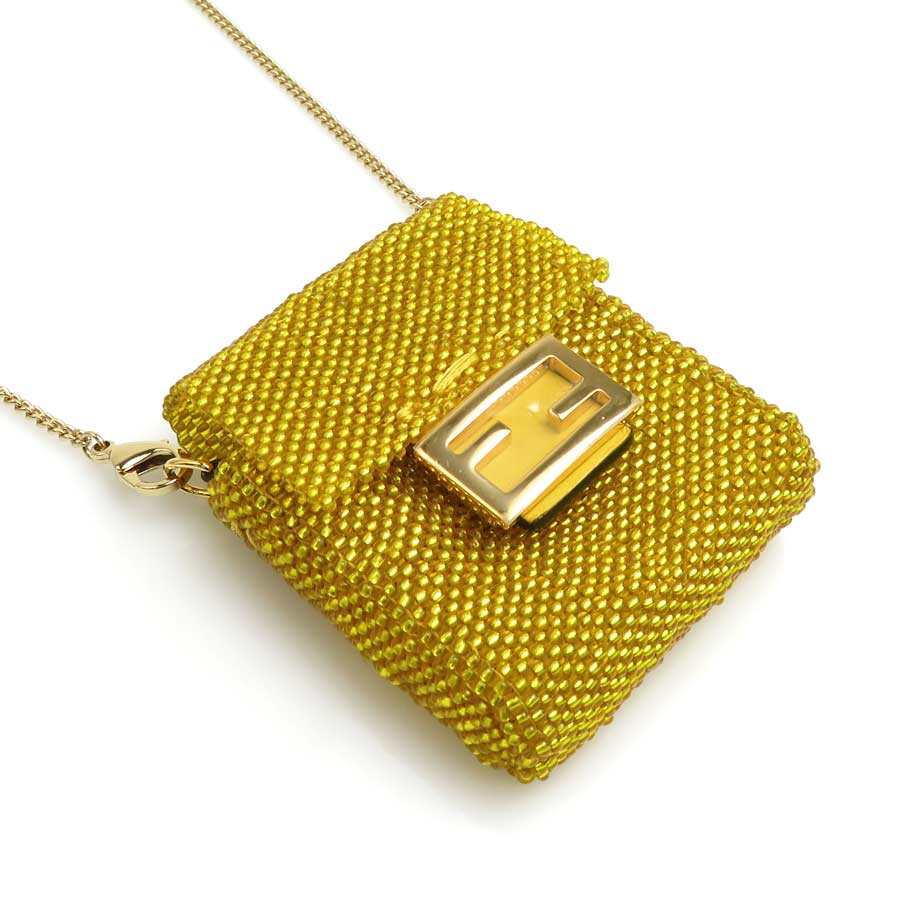 フェンディ FENDI AirPodsケース ビーズ イエロー レディース h29698f 29,850円