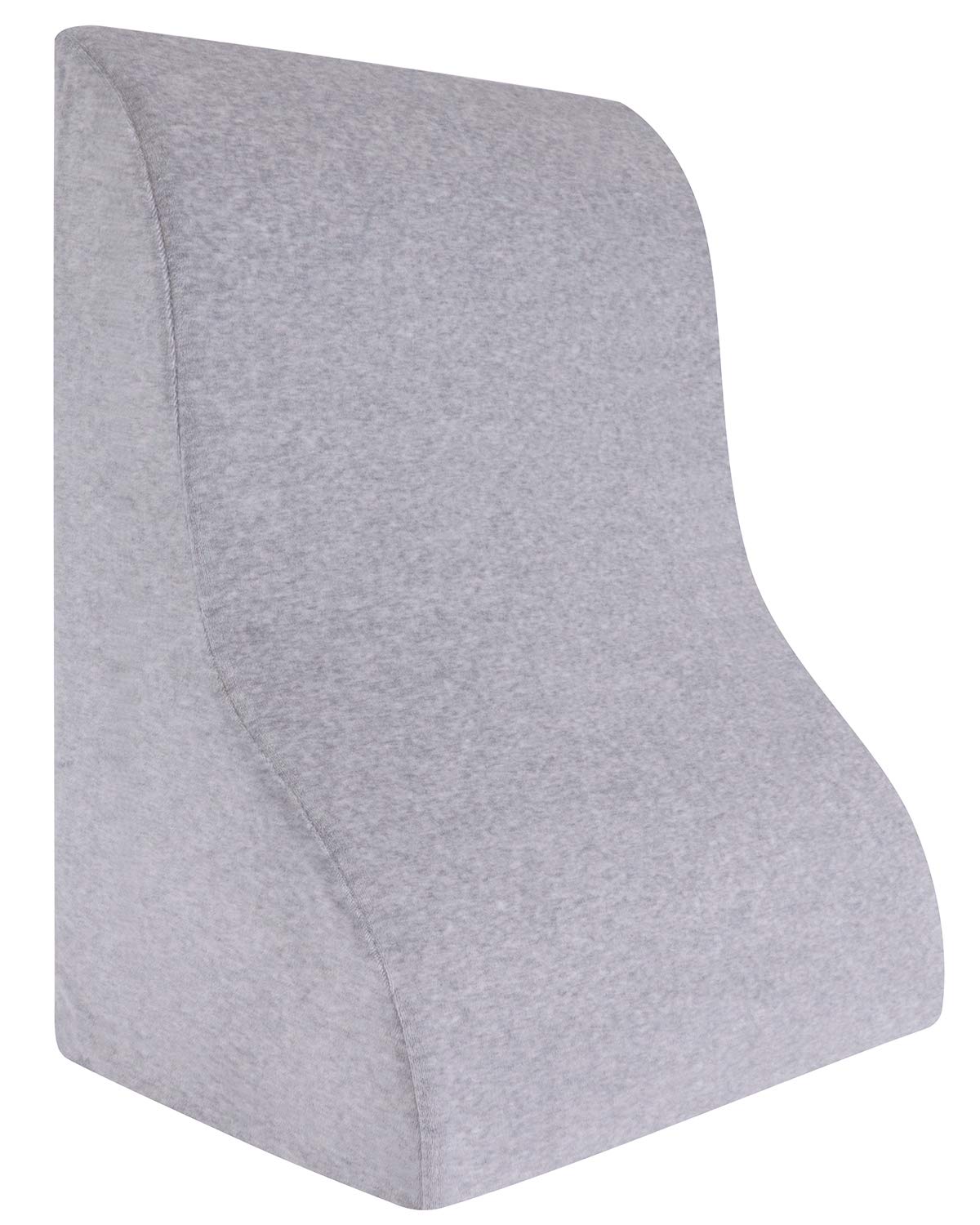 Meiz 腰枕 腰クッション 背あて ランバーサポート 三角型 就寝用 足上げ 体圧分散 体位変換 高齢者向け テレビ枕 なだらか枕 ベルボア生地 カバー洗濯可 グレー 5,968円