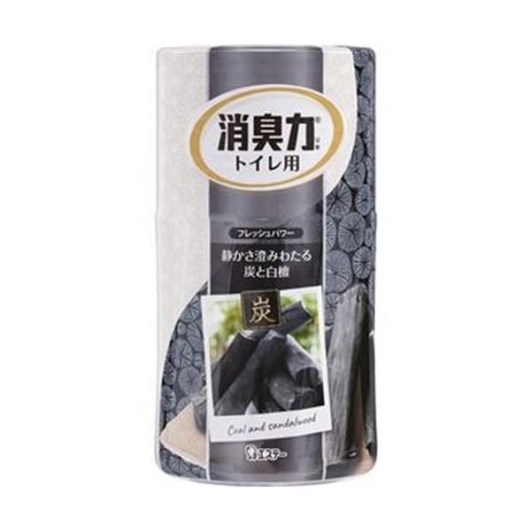 （まとめ）エステー トイレの消臭力 炭と白檀400ml 1セット（3個）[x10セット]