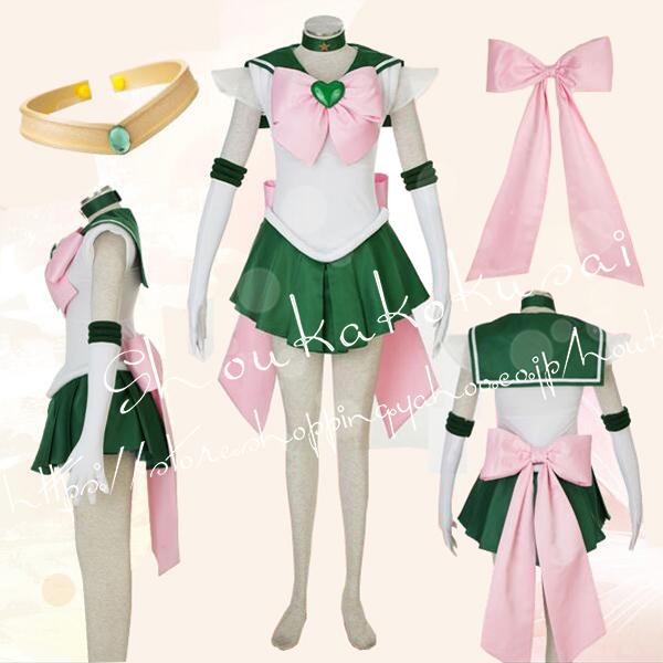 美少女戦士セーラームーン 子供用大人用木野まこと セーラーコスプレ衣装戦闘服コスウィッグ 靴頭飾りコスチューム 仮装変装