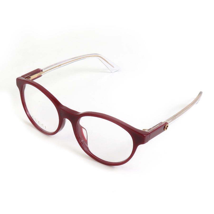 グッチ GUCCI メガネ プラスチック レッド系 ユニセックス h30528g