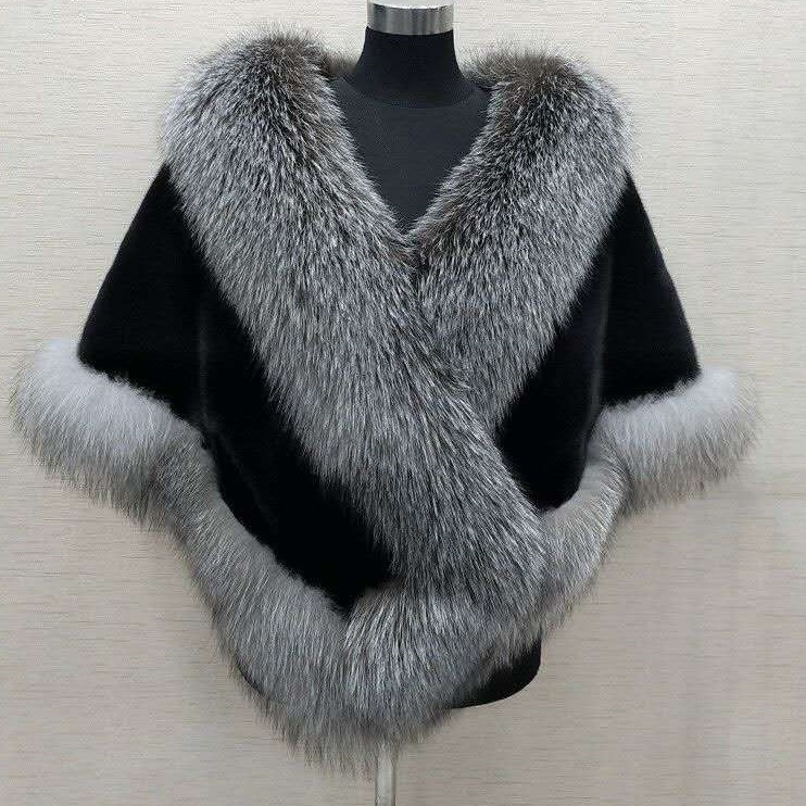 アウター コート ミディアム丈コート 長袖 ポンチョ ファー ミディアム丈 ふわふわ かわいい 大人可愛い きれいめ シンプル 上品 おしゃれ かっこいい カジュアル レトロ ラフ こなれ感 個性的 5,548円