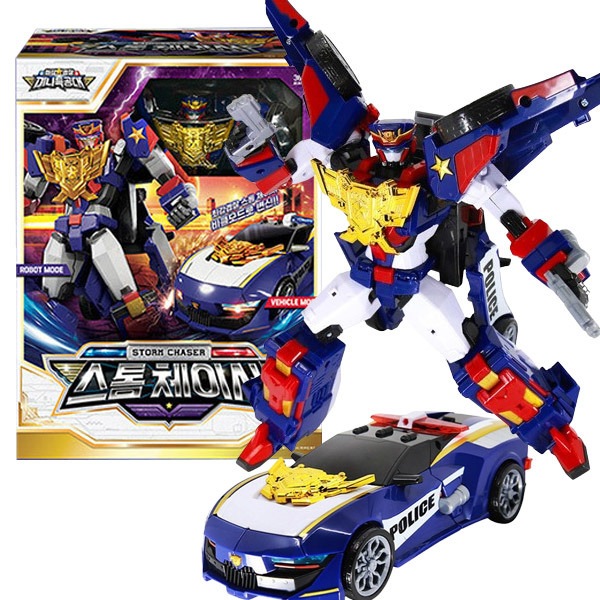 最強警察 ミニ特攻隊 シーズン6 ストームチェイサー サイズアップ ロボット おもちゃ