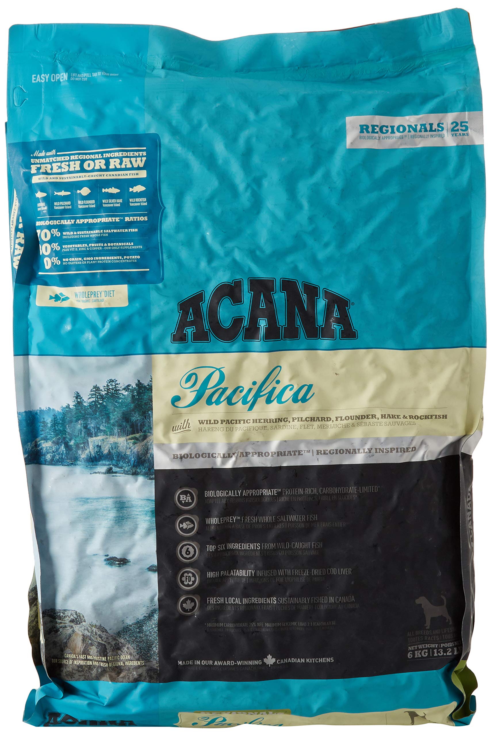 ACANA (アカナ) ドッグフード パシフィカドッグ [国内正規品] 6kg (x1)