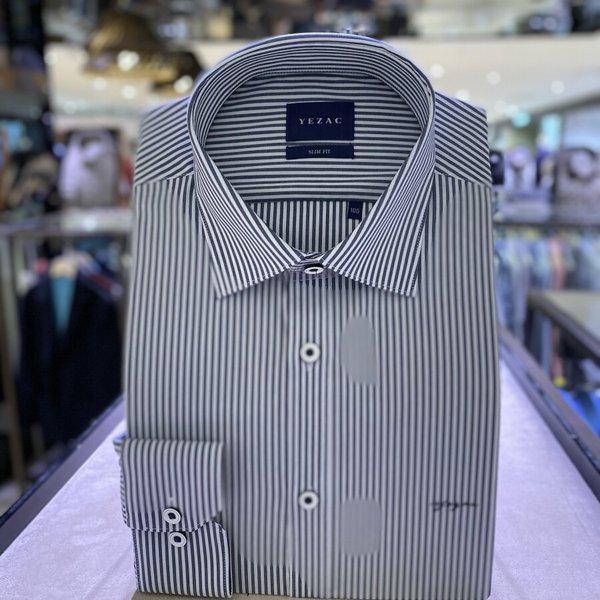 AK Bundang店 シャツ スリムフィット スパン ストライプ