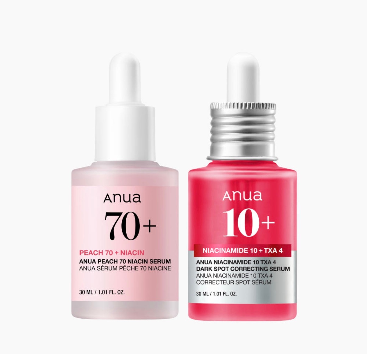 韓国コスメ 透明感ブースターセットピーチナイアシンセラム＋TXAダークスポットセラム30ml×2