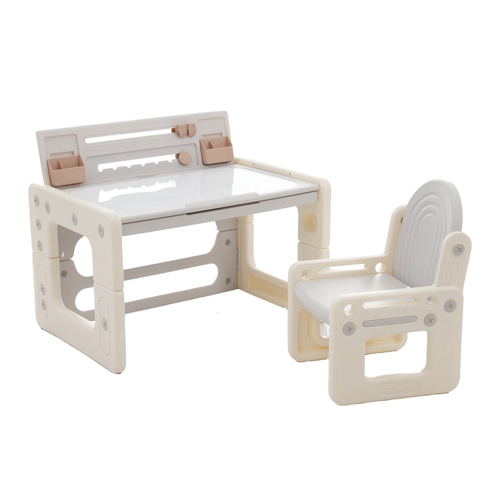 【ホワイトボードのみ】キッズデスク チェアセット お絵描き机 高さ調整 天板角度調整 子供机セット キッズチェア 収納ケース ブックスタンド ペン立て 子供用デスク 子供テーブル 子供机 学習机 キッ