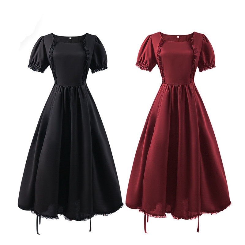 中世ゴシックビクトリア朝時代の女性用ドレス仮面舞踏会パフォーマンスコスプレドレスハロウィン