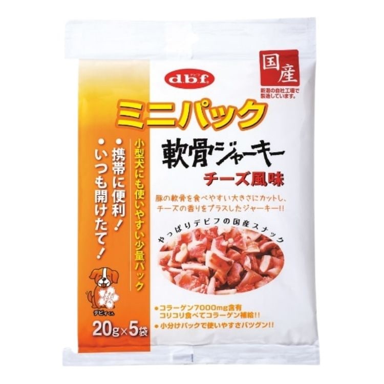 12個セット デビフペット ミニパック 軟骨ジャーキー チーズ風味 100g デビフ おやつ