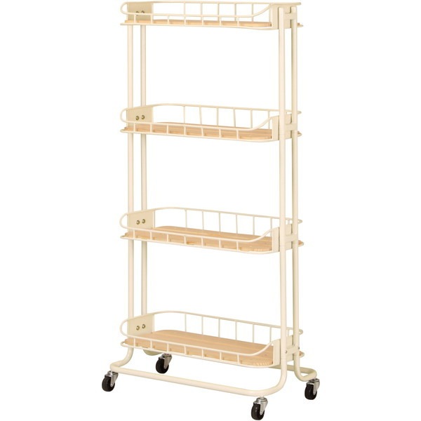 BCR-640(WH) ホワイト ビーワイケージ [キャスター付きラック] メーカー直送