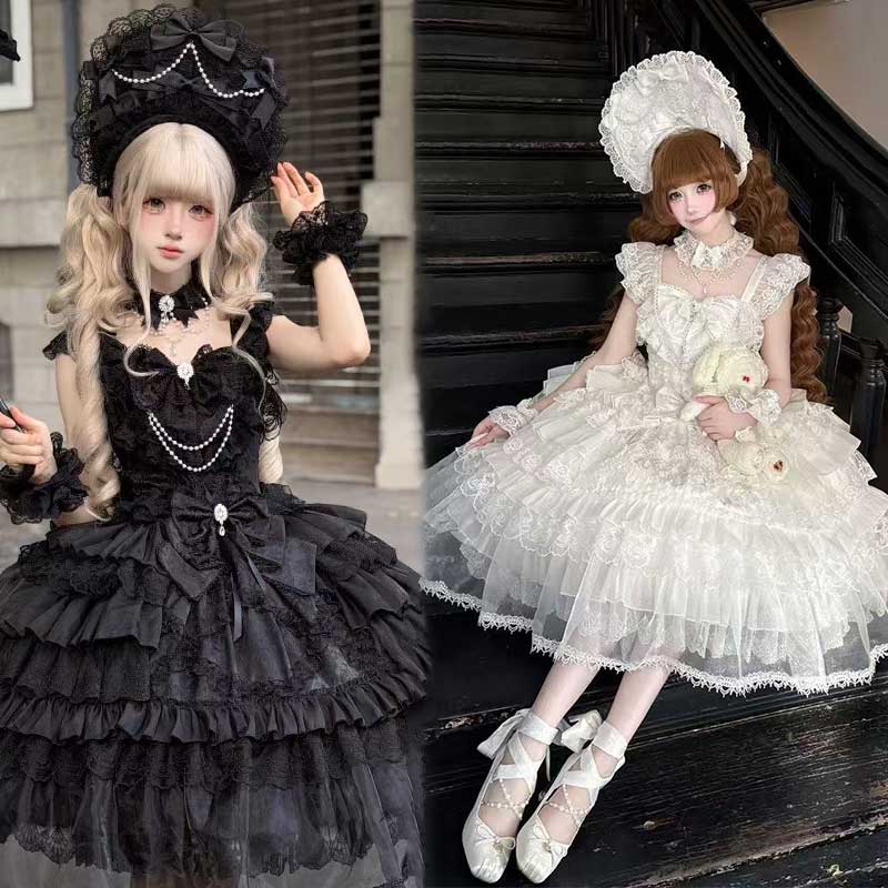 3日出荷 かわいい天使 甘い花嫁 キャミソールJSK ロリータ レディース コスチューム