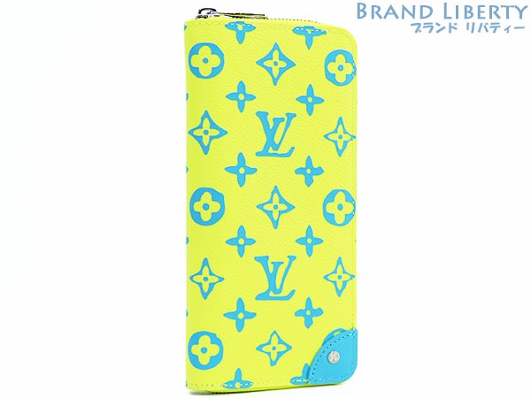 激レア新品同様ルイヴィトンモノグラムプレイグラウンドジッピーウォレットヴェルティカルラウンドファスナー長財布イエロー